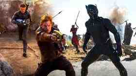 More behind the scenes photos from Infinity War and Endgame.