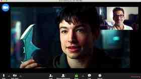 Ezra Miller and Zack Snyder on Zoom