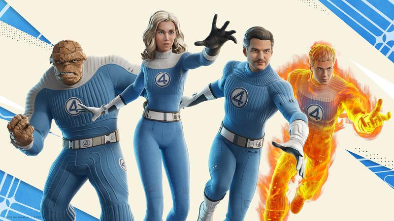 The Fortnite Fantastic Four: First Steps skins 