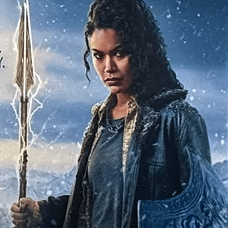 Tamara Smart as Thalia Grace in Percy Jackson Season 3.