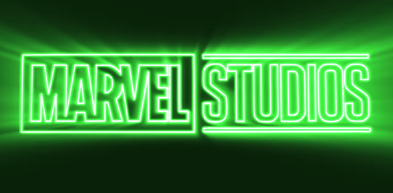 The green Marvel Studios logo from Thor Ragnarok.