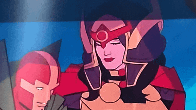Big Barda and her husband Mister Miracle.