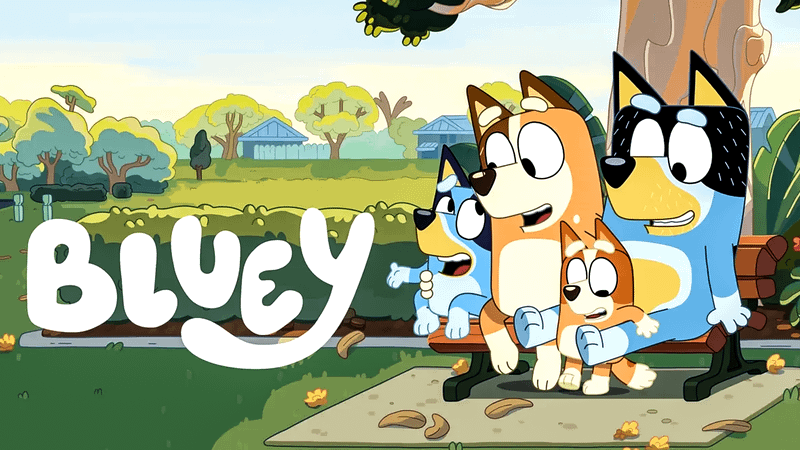 Bluey key art.