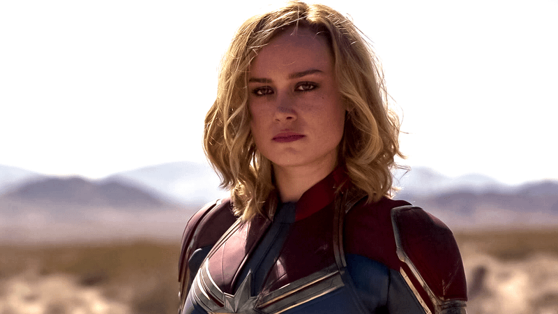 Brie Larson as Carol Danvers in Captain Marvel.