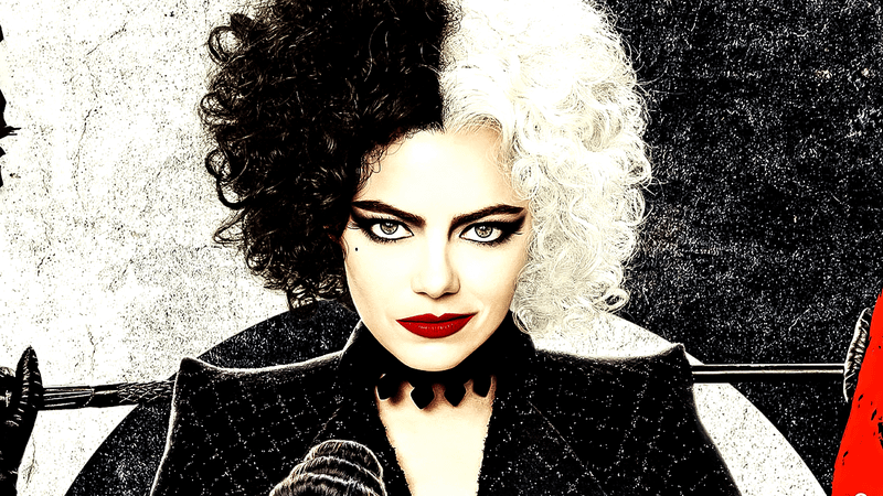 Emma Stone as Cruella.