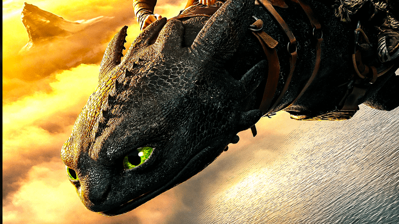 Toothless in How to Train Your Dragon live-action.