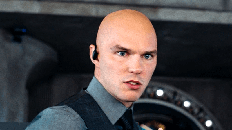 Nicholas Hoult as Lex Luthor.