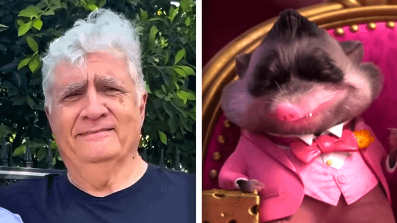 Mr. Big and Maurice LaMarche in Zootopia 2