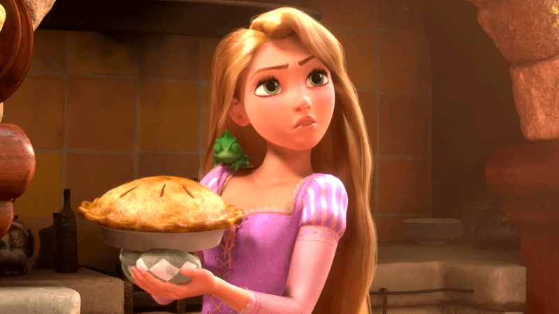 Rapunzel from Tangled.