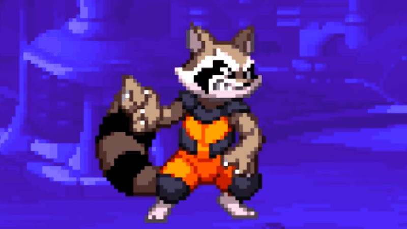 Rocket Racoon in Marvel Cosmic Invasion