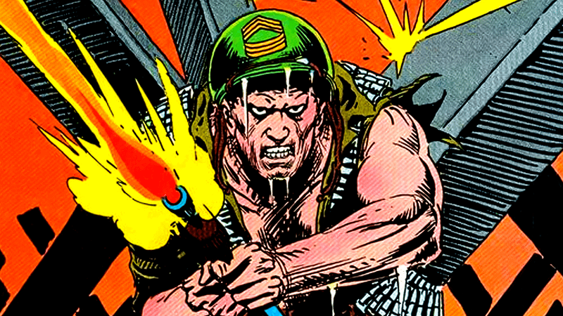Sgt. Rock from DC Comics.