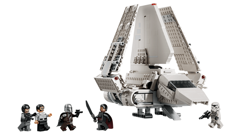The Imperial Lambda-class Shuttle LEGO set.