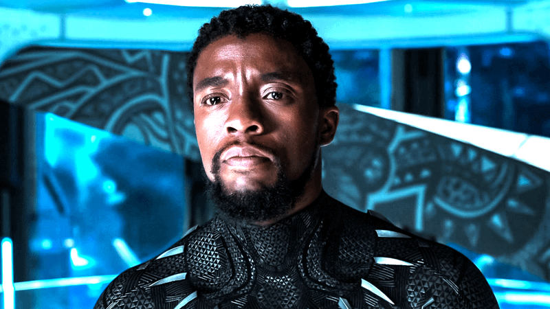 Chadwick Boseman as T'Challa in Black Panther