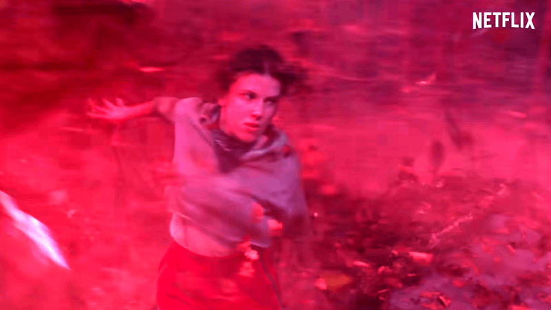 Millie Bobby Brown as Eleven in Stranger Things Season 5