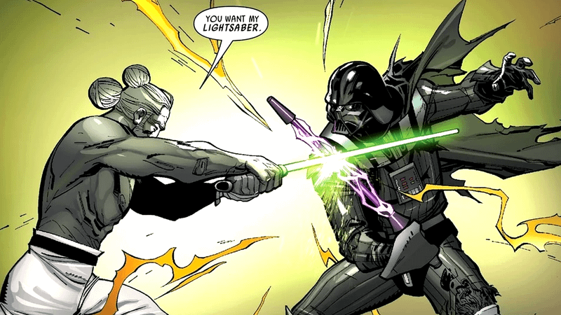 Darth Vader vs. Kirak Infil'a.