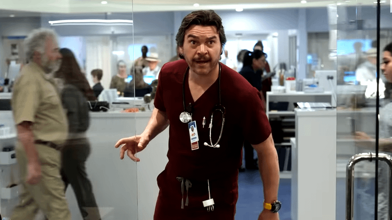 Arturo Del Puerto as ER Nurse Luis Dominguez in Pulse