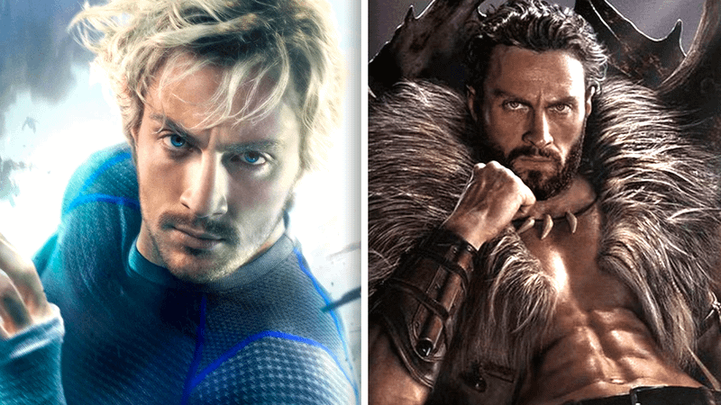 Aaron Taylor-Johnson as Quicksilver & Kraven