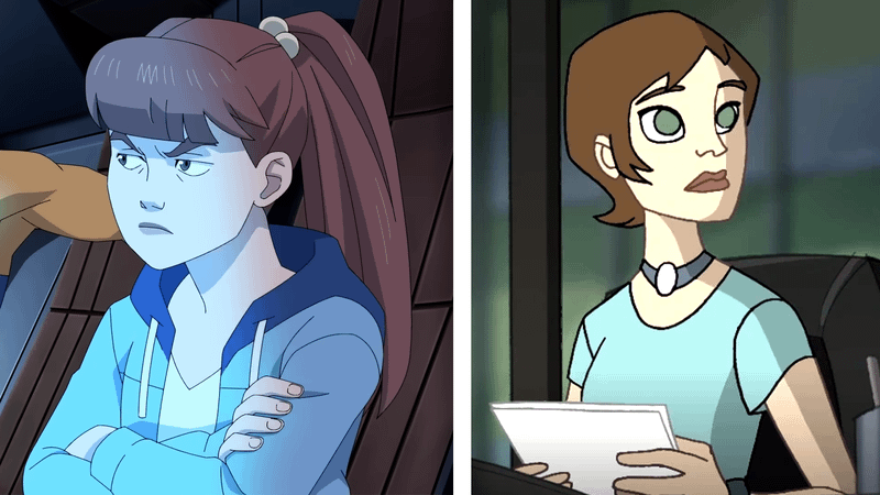 Monster Girl in Invincible and Betty Brant in Ultimate Spider-Man.