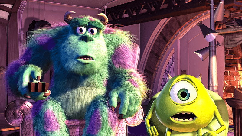 Mike and Sully in Monsters, Inc.