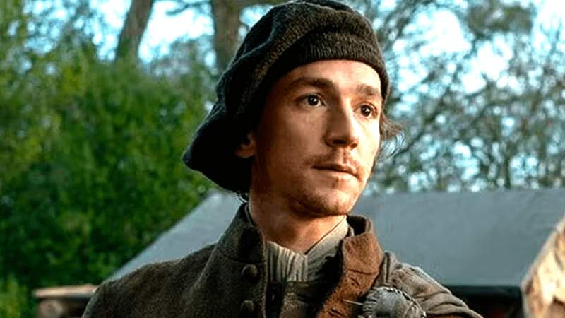 Rory Alexander as Murtagh Fitzgibbons Fraser looking off into the distance in Outlander: Blood of my Blood