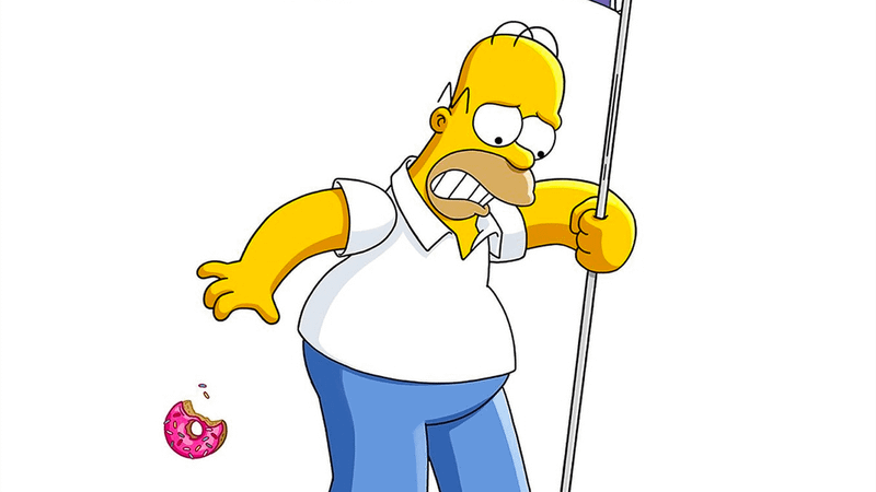 Homer in The SImpsons Movie.