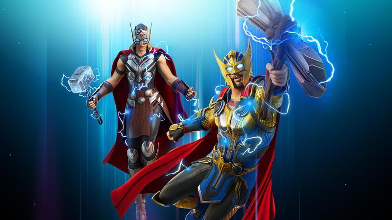 Thor and Jane Foster skins from Fortnite