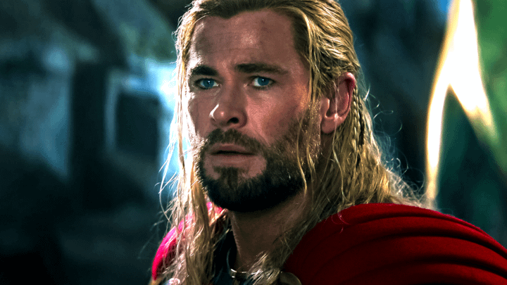 Chris Hemsworth as Thor.