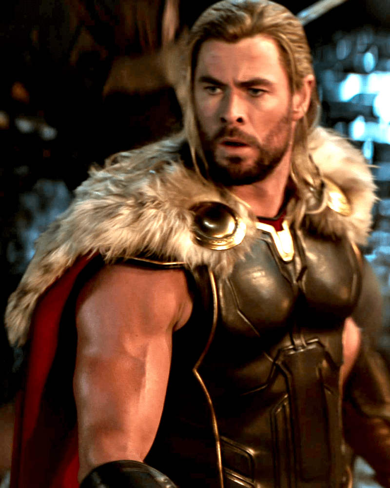 Thor's costume in New Asgard in Thor: Ragnarok.