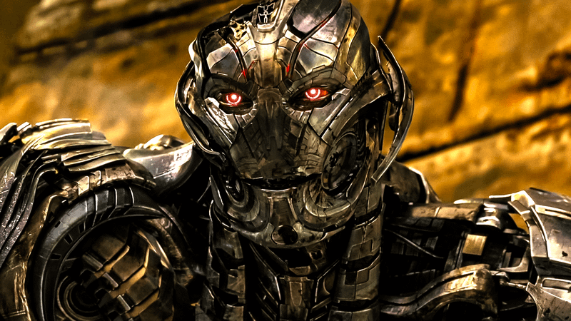 Ultron face close up in Avengers Age of Ultron.