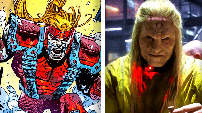 Omega Red and Omega Red in Deadpool 2.