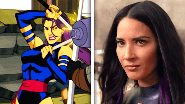Psylocke in X-Men: The Animated Series and in The Last Stand