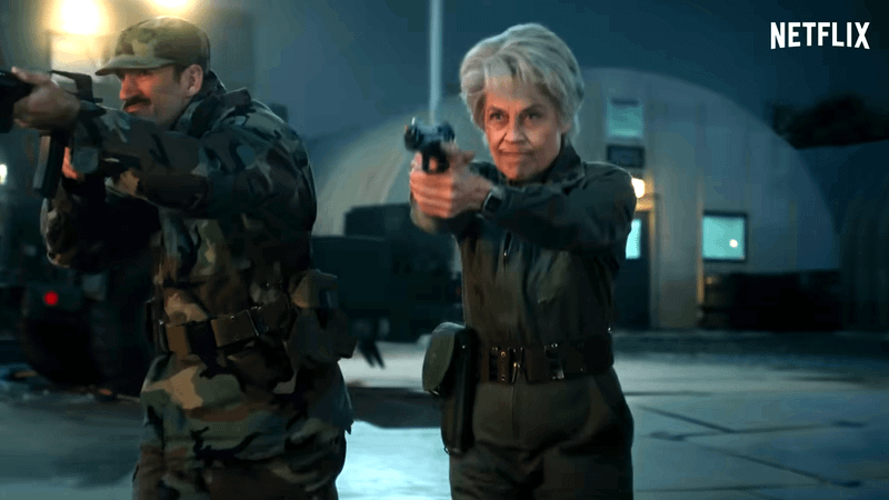 Linda Hamilton as Dr Kay in Stranger Things 5 Vol 2 trailer