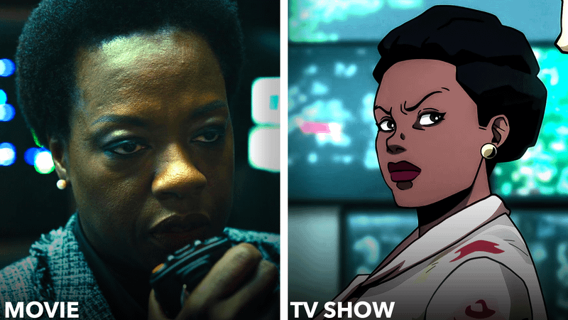Viola Davis portrays Amanda Waller.