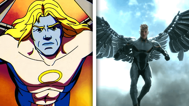 Archangel in X-Men: The Animated Series and in X-Men: Apocalypse