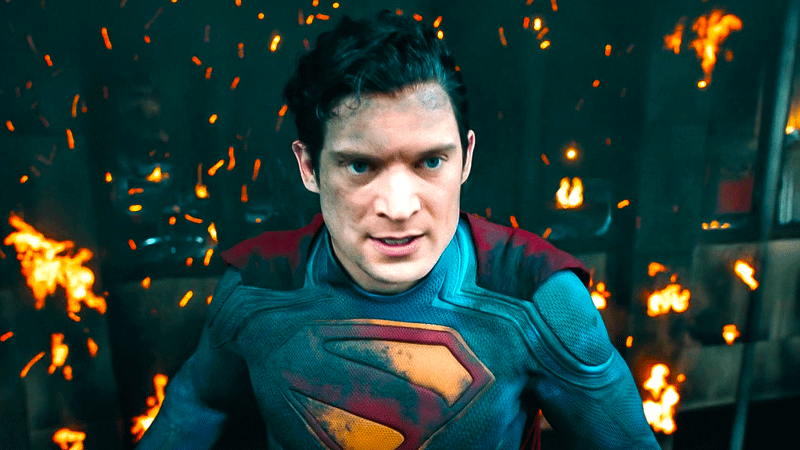 David Corenswet as Superman in Superman (2025).