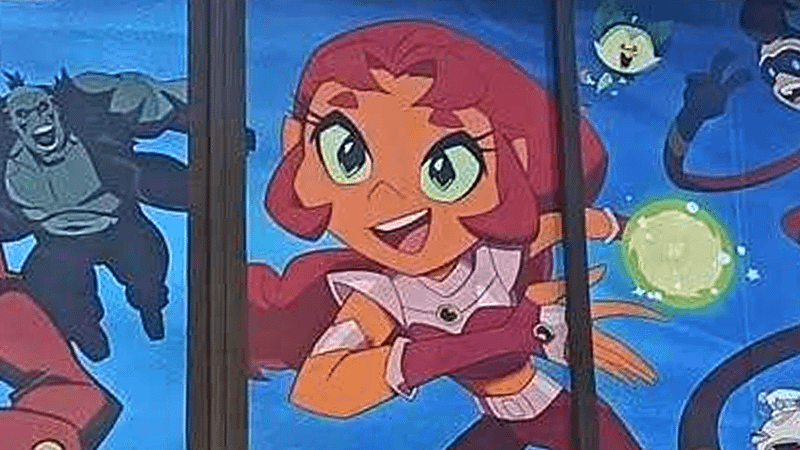 Starfire animated for Starfire! Show.