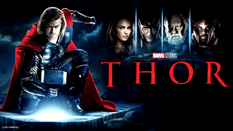 Thor 1 movie key art