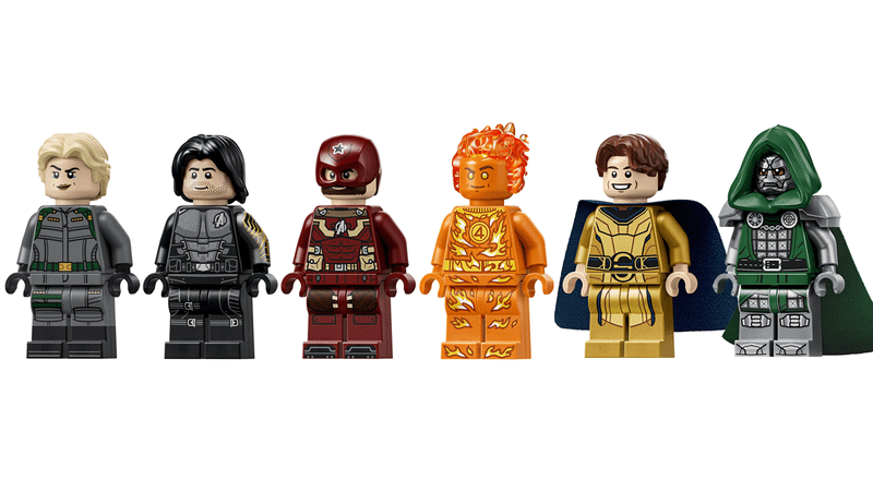 Yelena, Red Guardian, Human Torch, Doom and Sentry