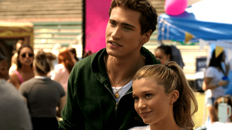 Harrison Cone as Davis & Rain Spencer as Taylor in The Summer I Turned Pretty Season 3