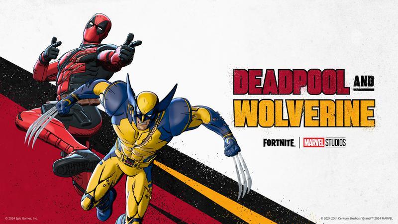 Deadpool and Wolverine skins in Fortnite