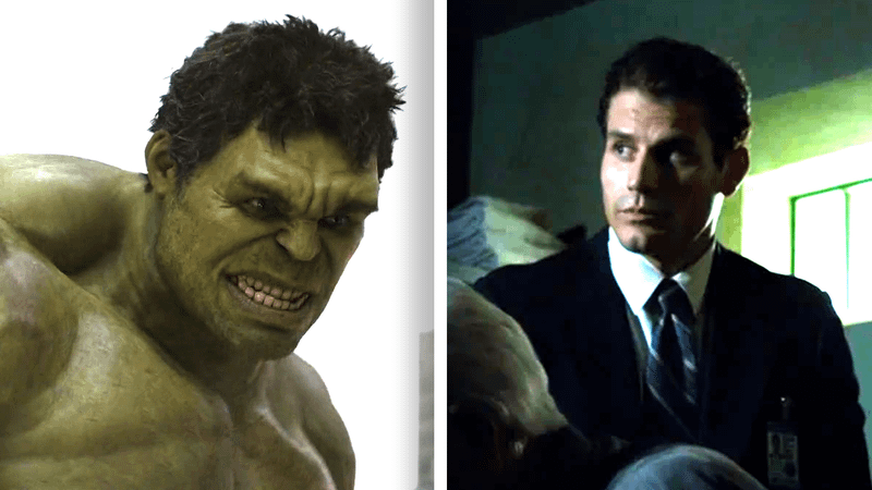 Marvel Studios' Hulk alongside Lou Ferrigno Jr.