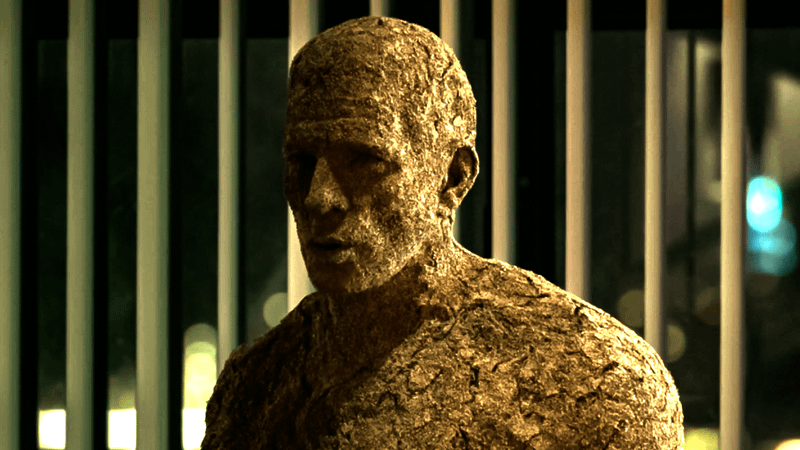 Sandman in living room in Spider-Man No Way Home.