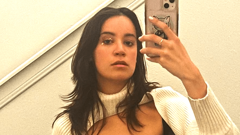 Sydney Parra in a recent mirror selfie.