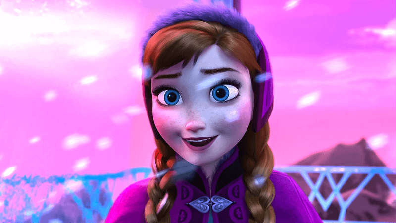 Anna from 'Frozen' movie.