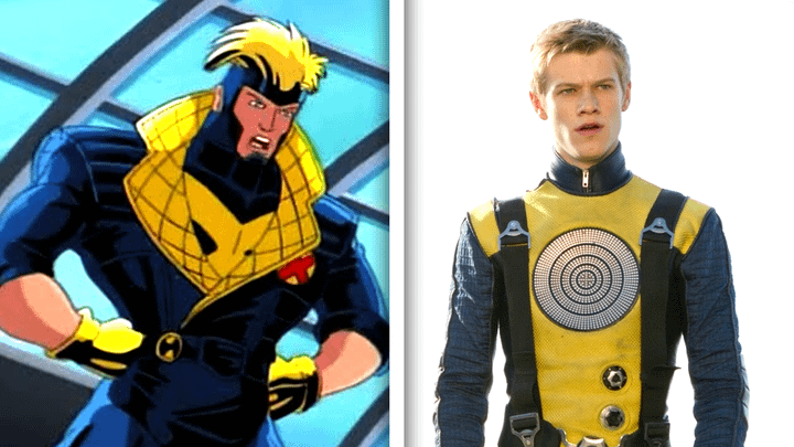 Havok in X-Men: The Animated Series and in First Class