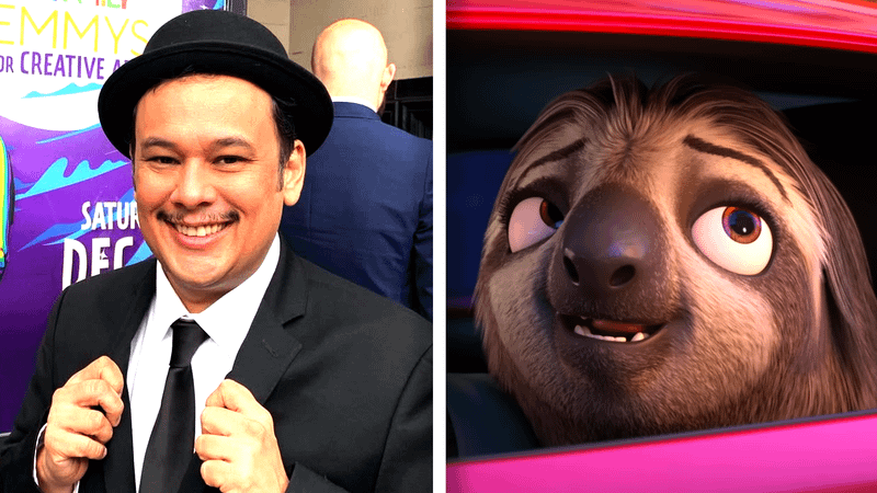 Flash and Raymond Persi in Zootopia 2