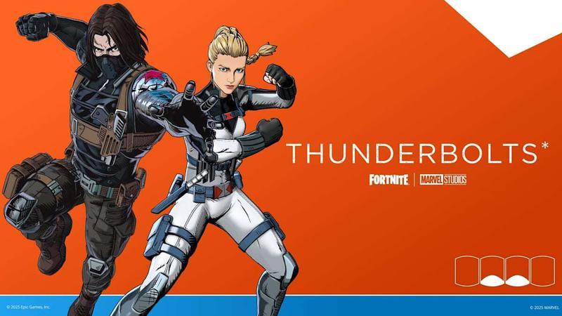 Bucky Barnes and Yelena Belova skins in Fortnite