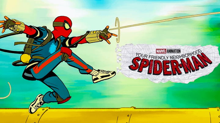 Spider-Man on the Your Friendly Neighborhood Spider-Man poster.