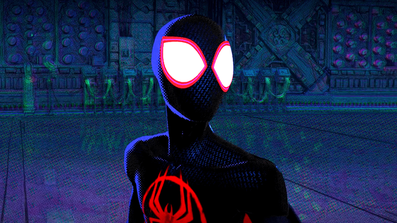 Miles Morales in Across the SpiderVerse.