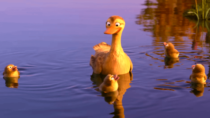 Duck characters in Hoppers.